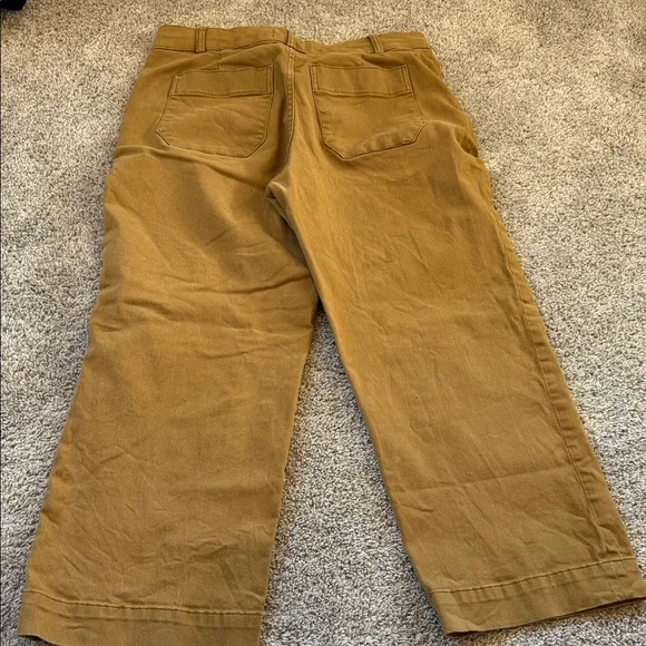 Everlane Women's Tan cropped Trousers 16 - Picture 5 of 5